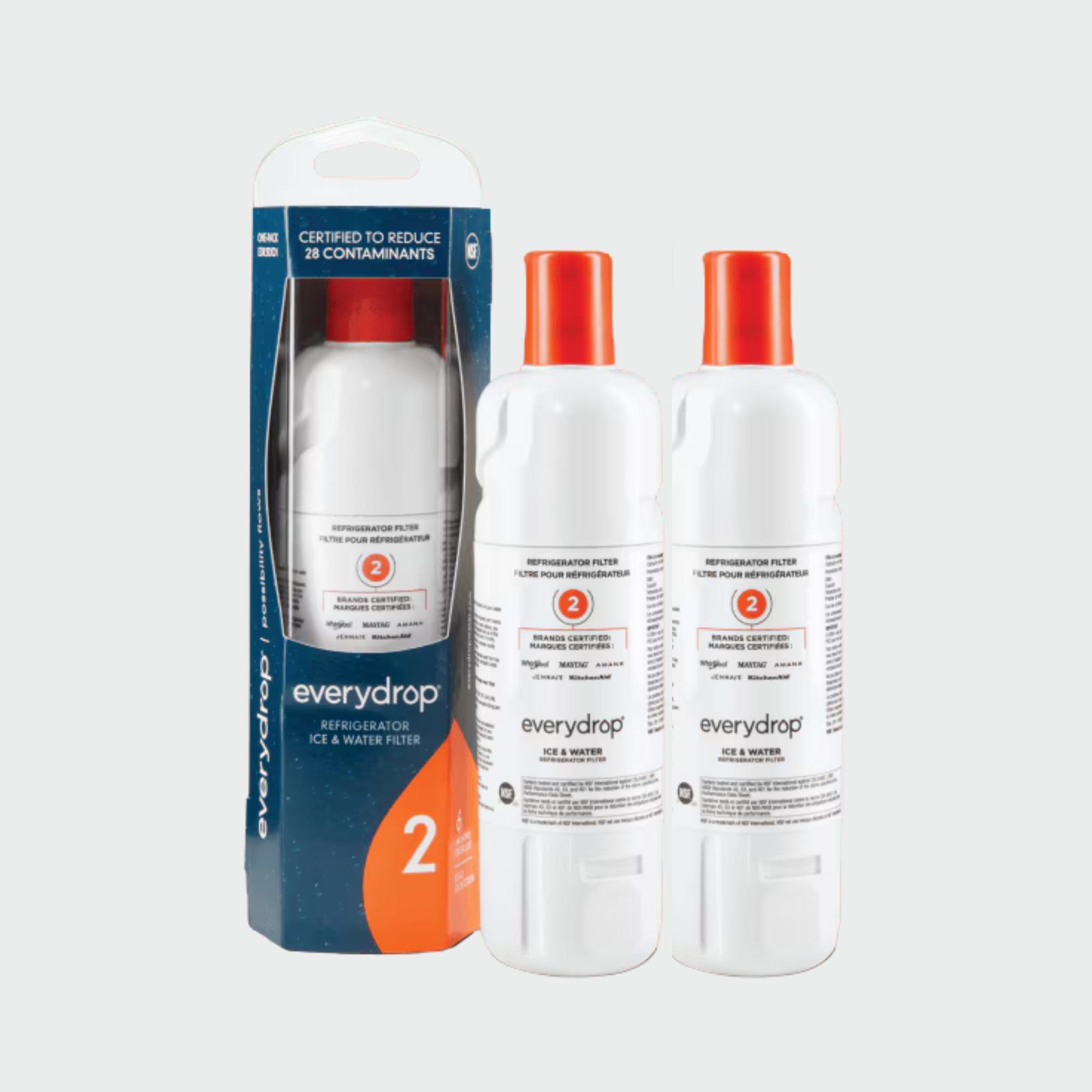 EVERYDROP REFRIGERATOR ICE & WATER FILTER 2 – EDR2RXD1