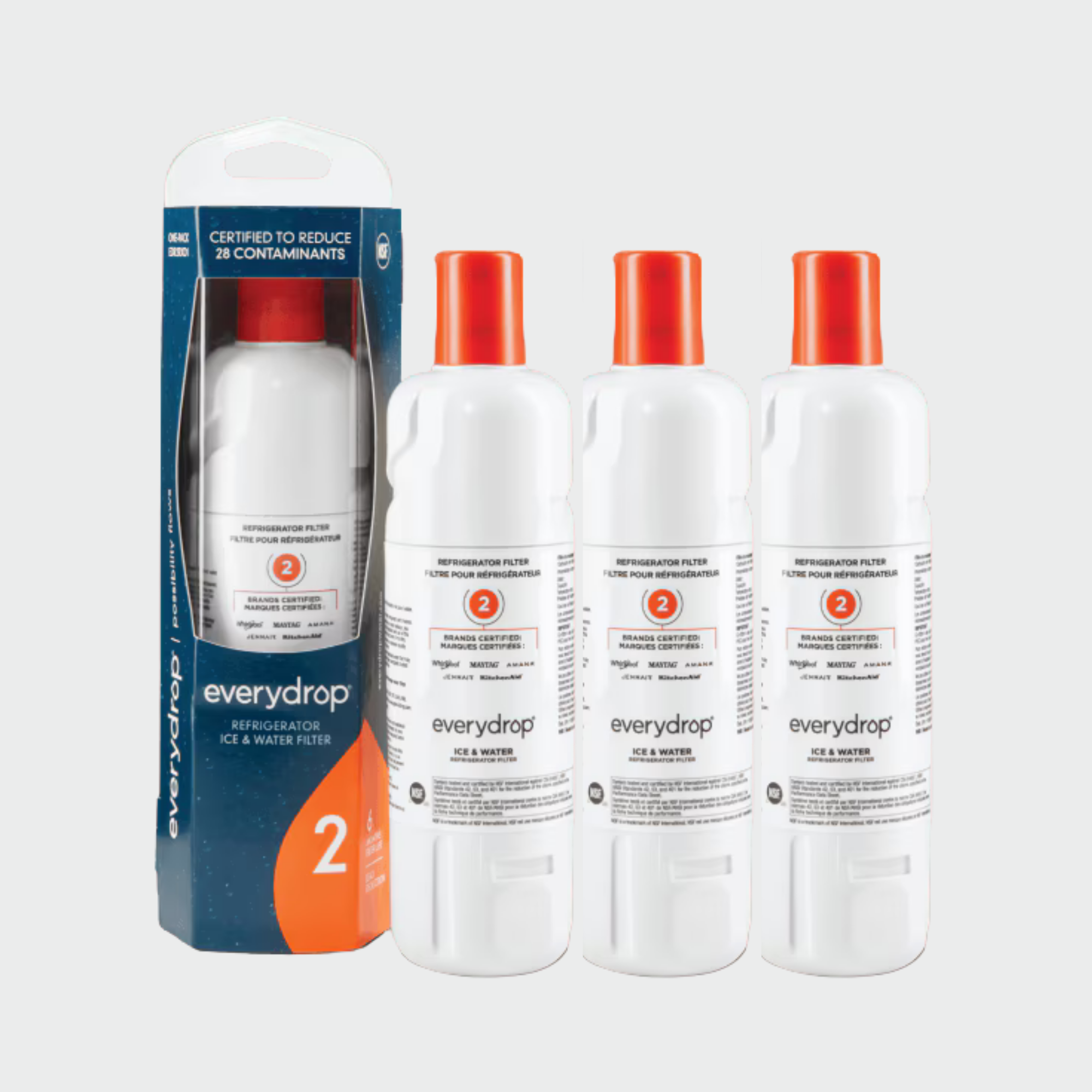 EVERYDROP REFRIGERATOR ICE & WATER FILTER 2 – EDR2RXD1