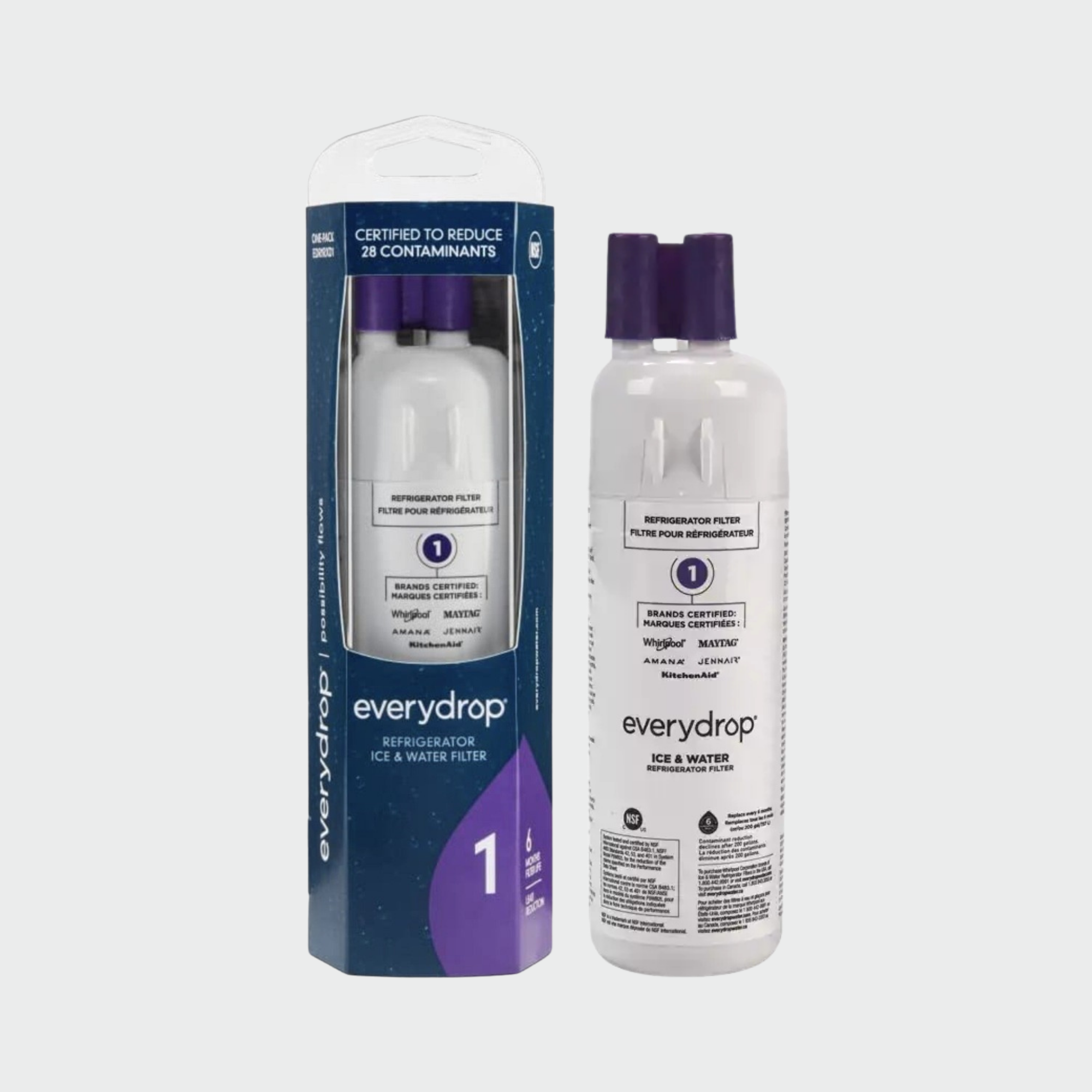EVERDROP REFRIGERATOR ICE & WATER FILTER 1 - EDR1RXD1