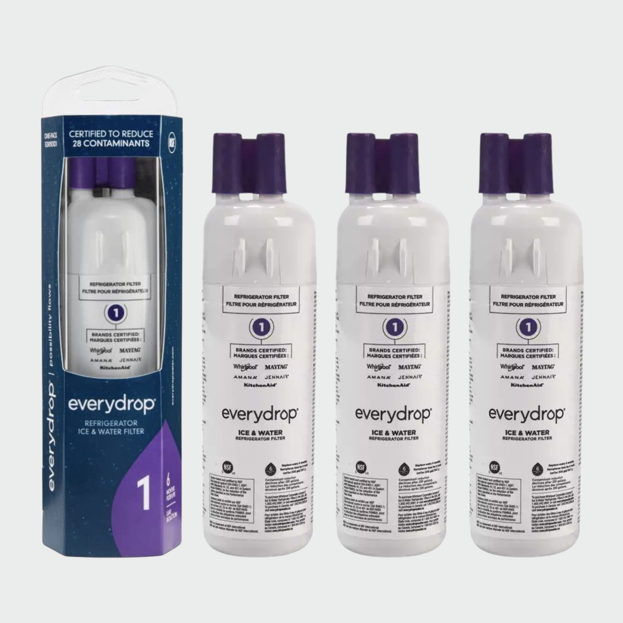 EVERDROP REFRIGERATOR ICE & WATER FILTER 1 - EDR1RXD1